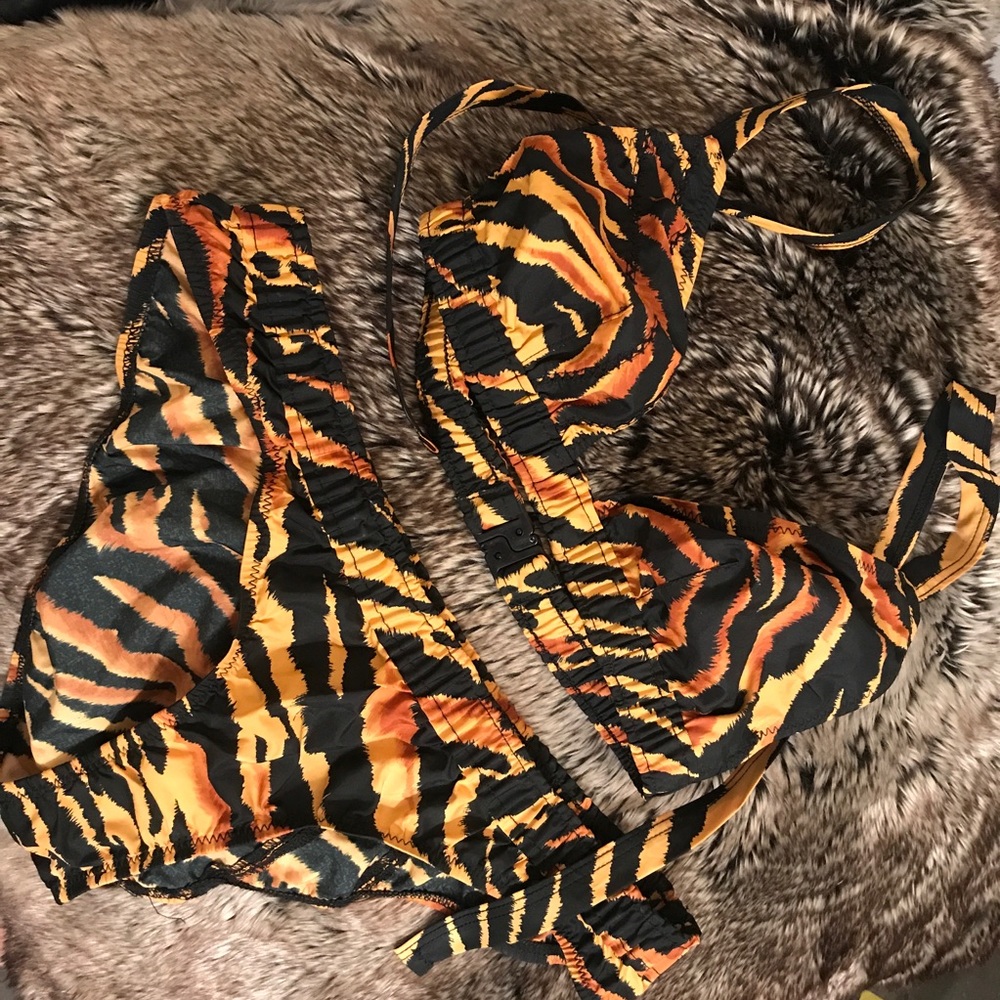 Agent Provocateur Tiger Print Bikini Size Small